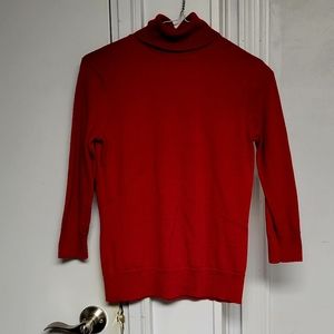 Gap Italian Merino Womans Turtleneck Sweater